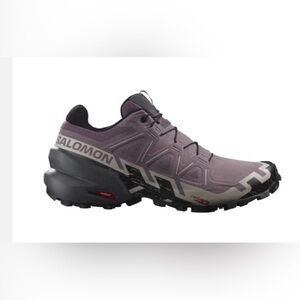 Salomon Women's SPEEDCROSS 6 Trail Running Shoes 10.5W Moonscape/Ashes of Roses